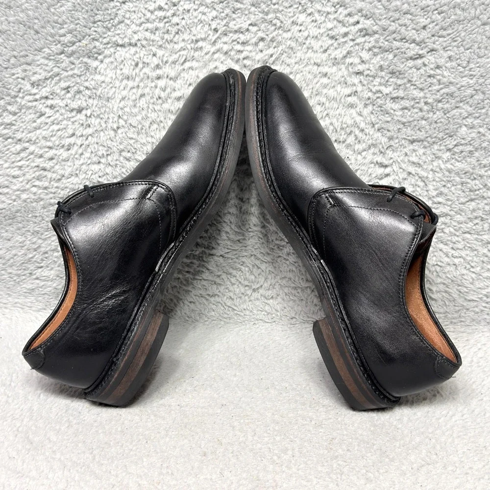 Allen Edmonds Jodox Mens Size 9.5 B Derby Dress Shoes Black Leather 4616